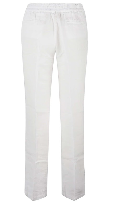 linen drawstring pants by Selfnex
