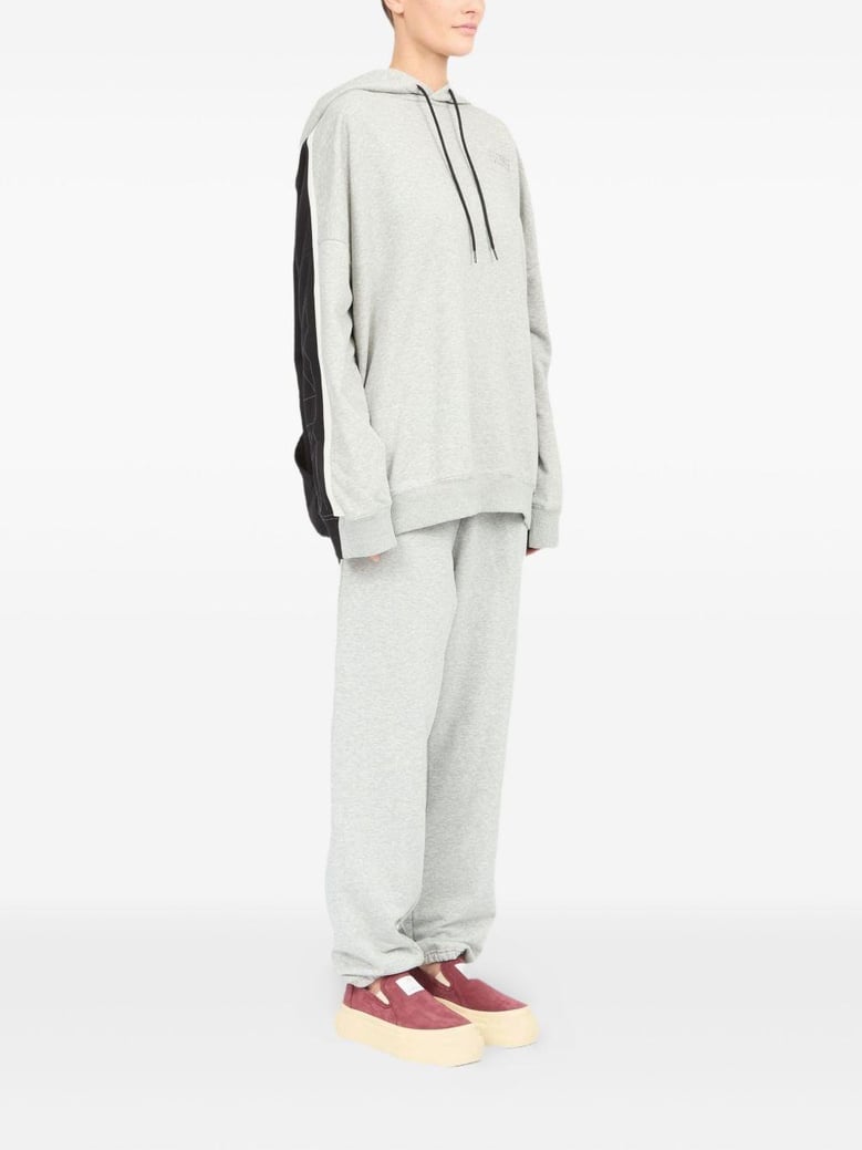 two-tone hooded sweatshirt by Selfnex