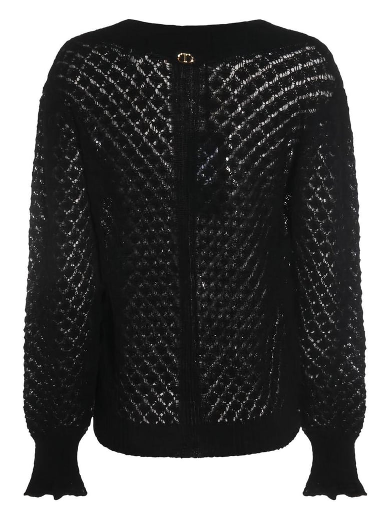 open knit sweater by Selfnex