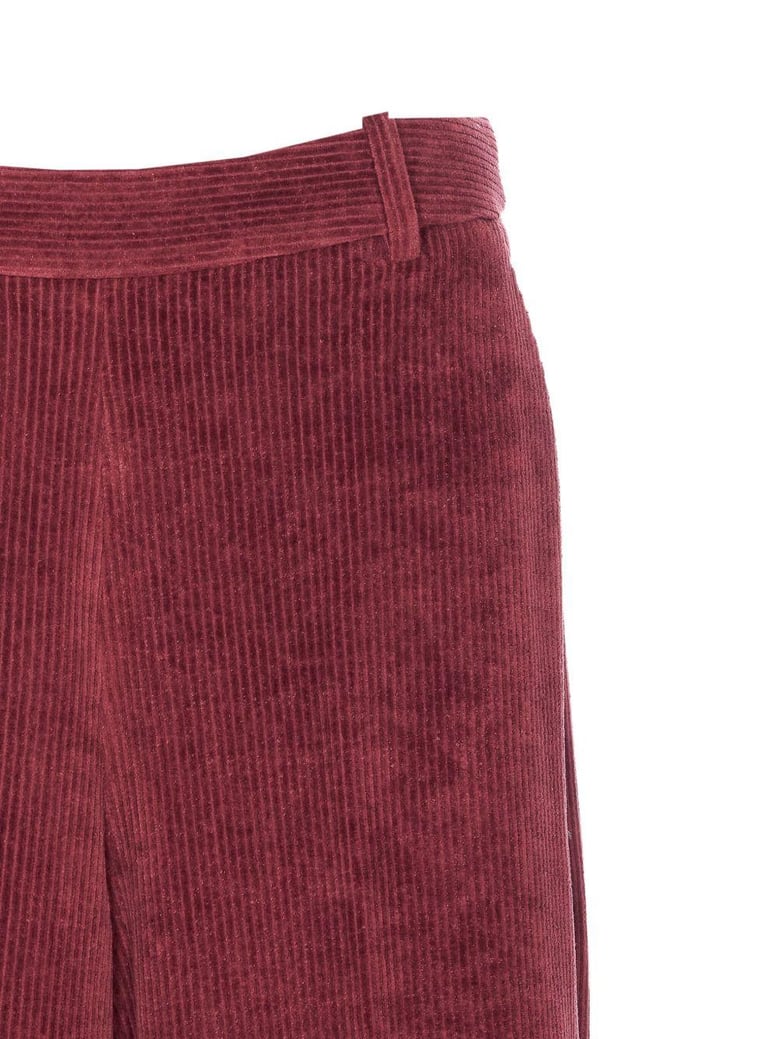 corduroy straight-leg pants by Selfnex