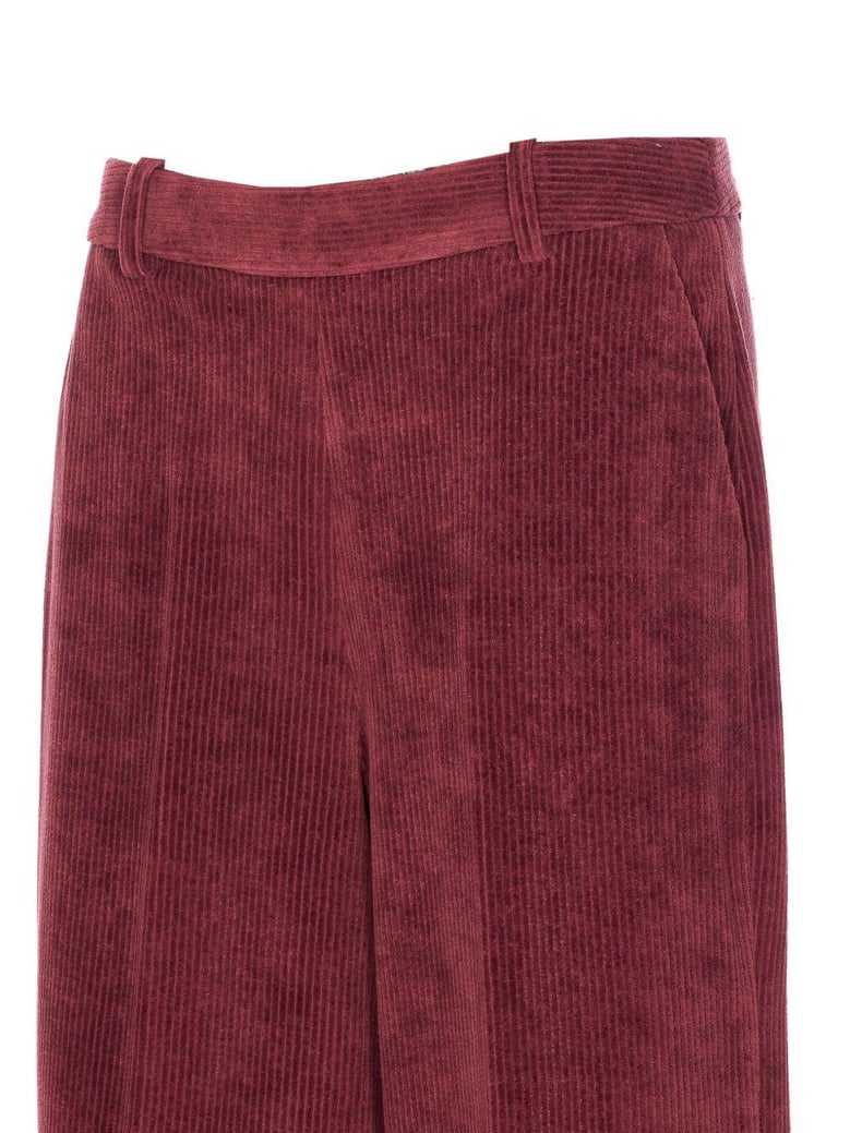 corduroy straight-leg pants by Selfnex