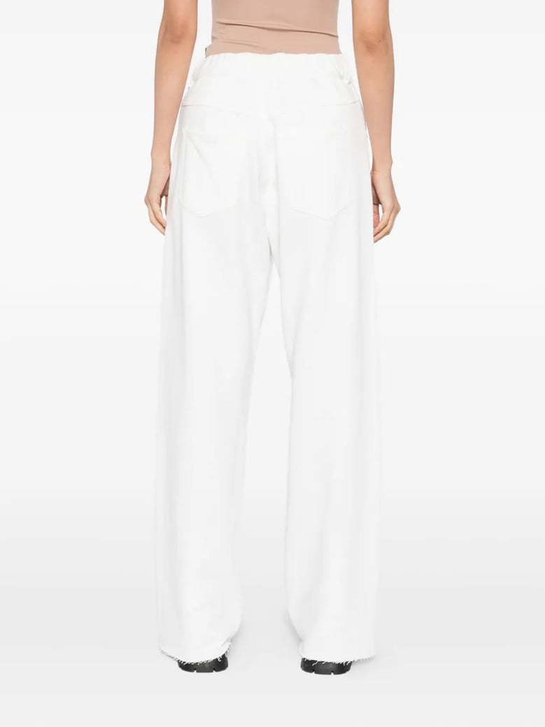 jersey texture trousers by Selfnex