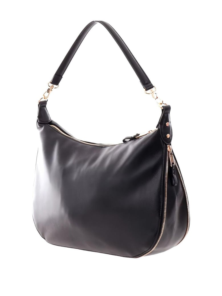zip fastening shoulder bag by Selfnex