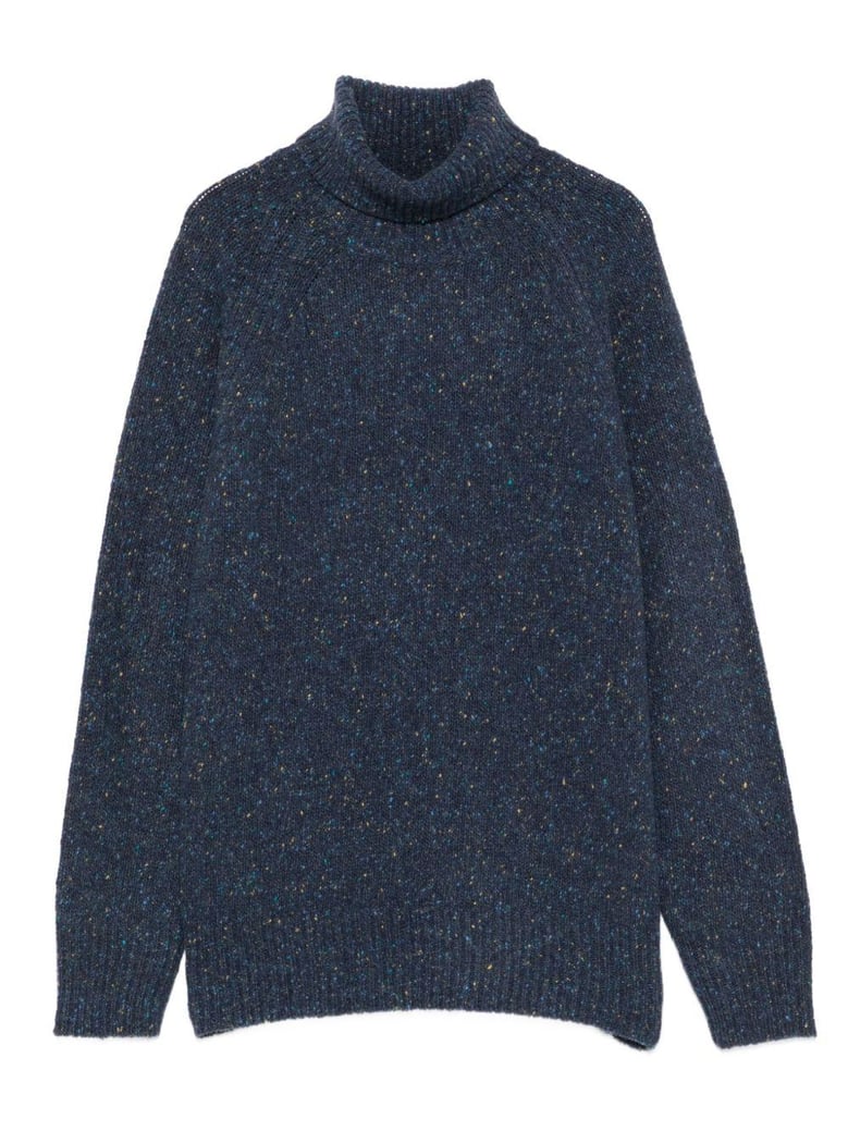 wool turtle-neck sweater by Selfnex