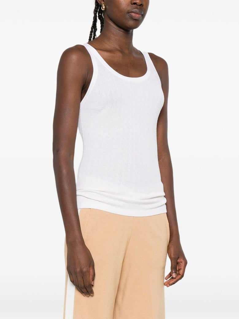 wool blend tank top by Selfnex
