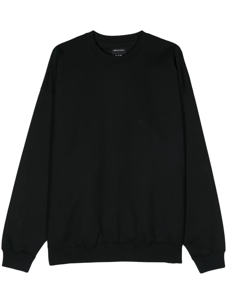 logo cotton sweatshirt by Selfnex
