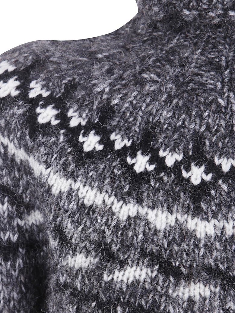 fair-isle pattern sweater by Selfnex