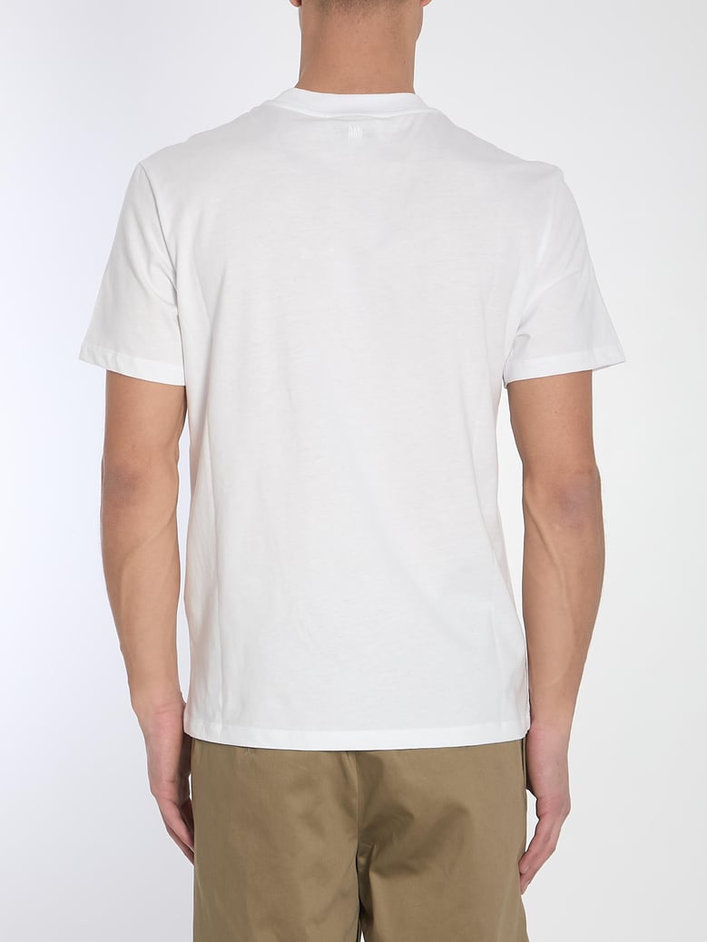 camiseta mc blanca logo rojo bordado by Selfnex