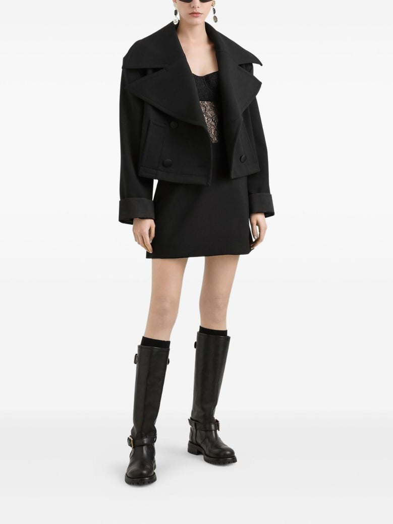 chaqueta like a virgin cruzada negra by Selfnex