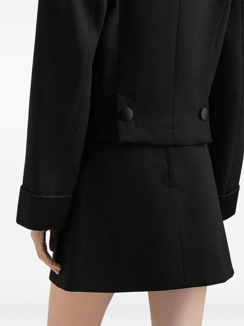 chaqueta like a virgin cruzada negra by Selfnex