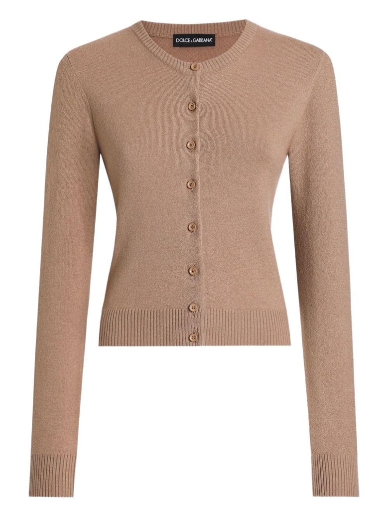 cardigan punto marron claro by Selfnex