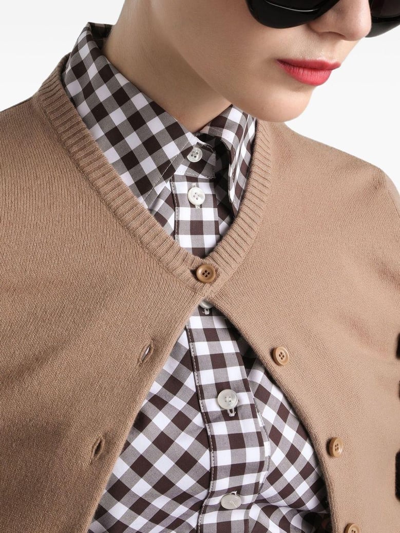 cardigan punto marron claro by Selfnex