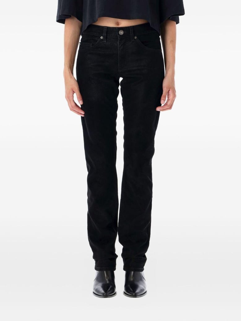 pantalon kelsie slim negro washed by Selfnex