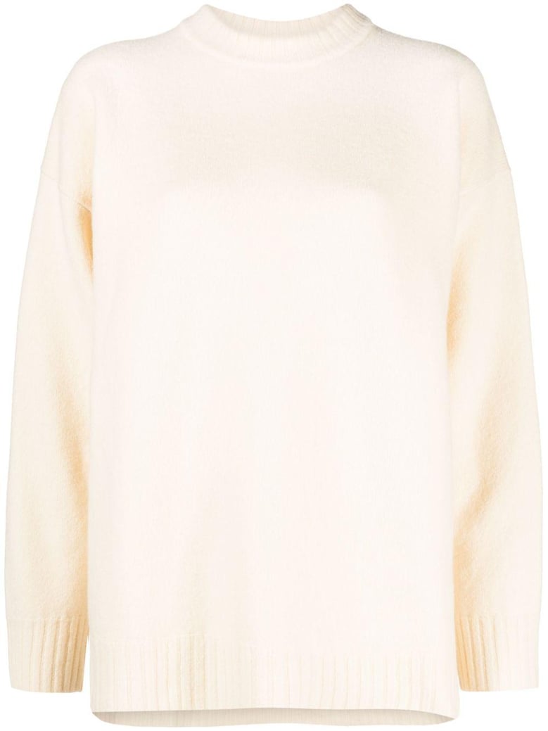 sueter beige detalle abertura by Selfnex
