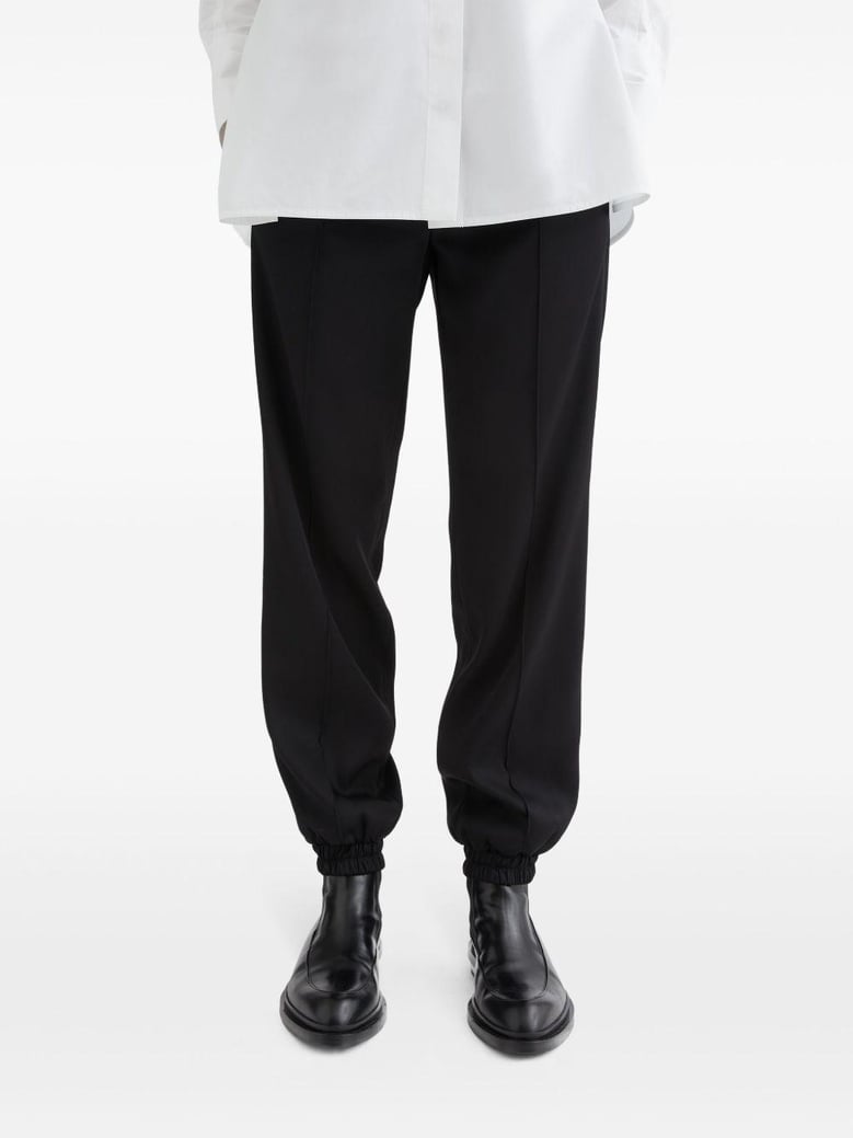 pantalon negro cintura elastica brillo by Selfnex