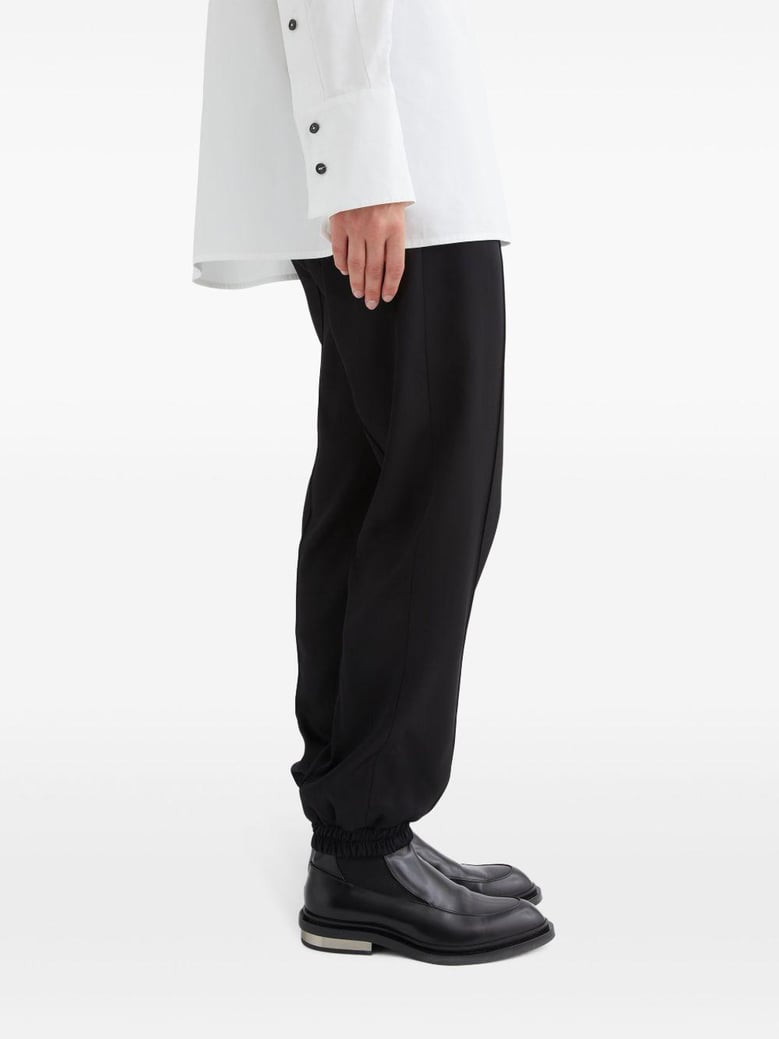 pantalon negro cintura elastica brillo by Selfnex