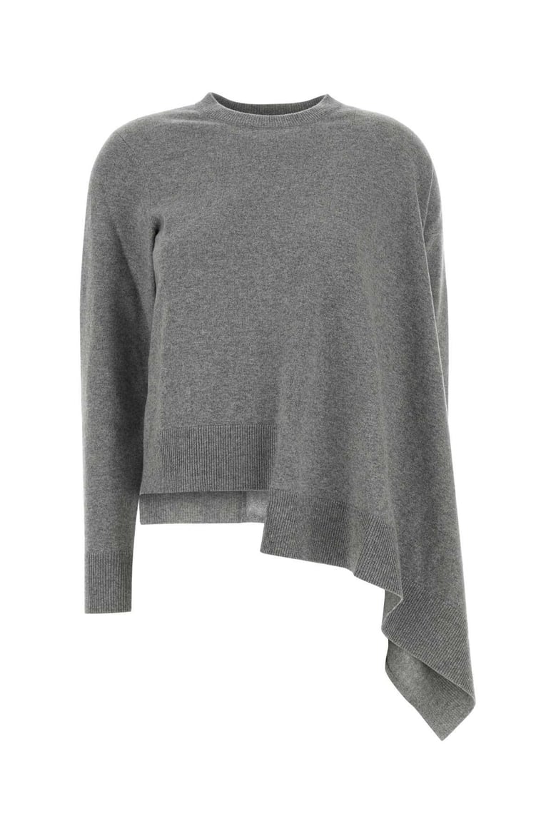 grey cashmere blend sweater by Selfnex