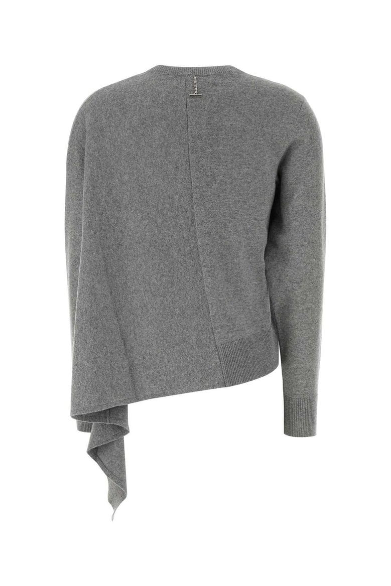 grey cashmere blend sweater by Selfnex