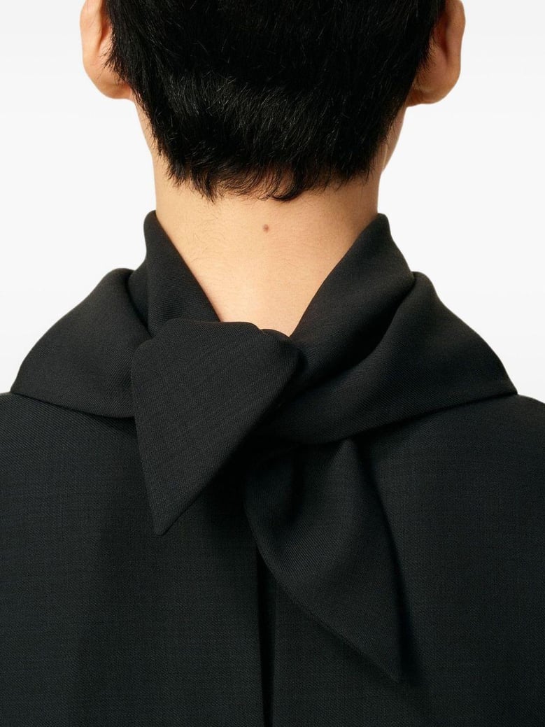 charcoal wool top by Selfnex