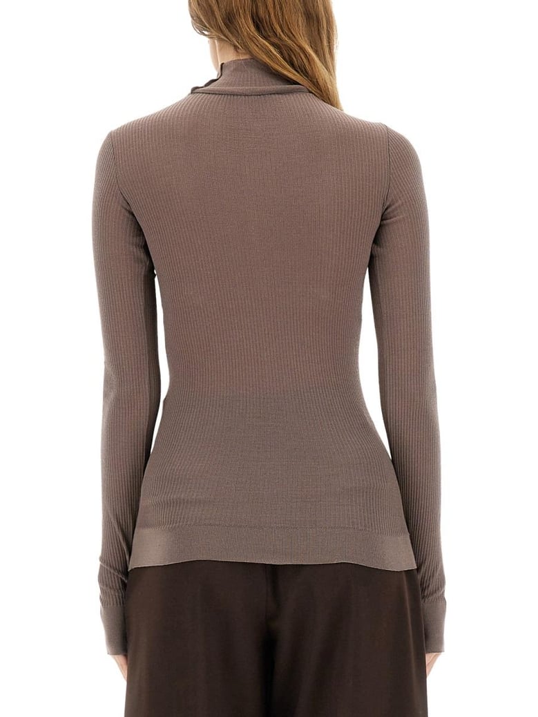 nude wool top by Selfnex