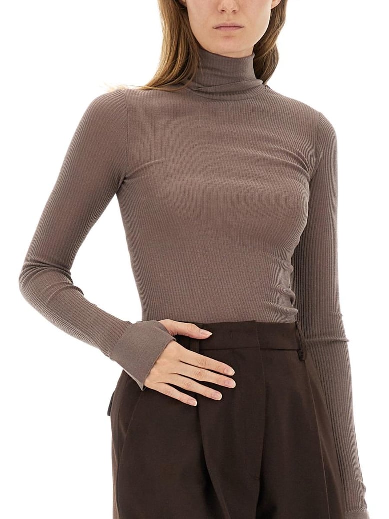 nude wool top by Selfnex