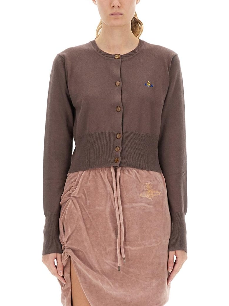 brown cotton cashmere sweater by Selfnex
