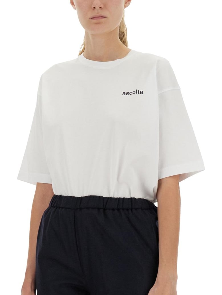 white t-shirt by Selfnex