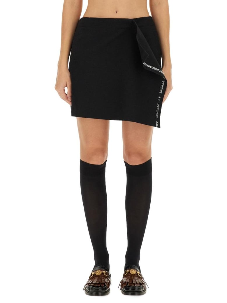 black wool skirt by Selfnex
