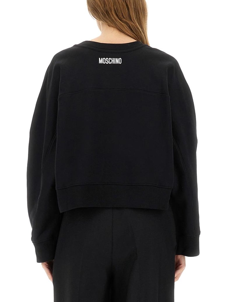 black cotton sweatshirt by Selfnex