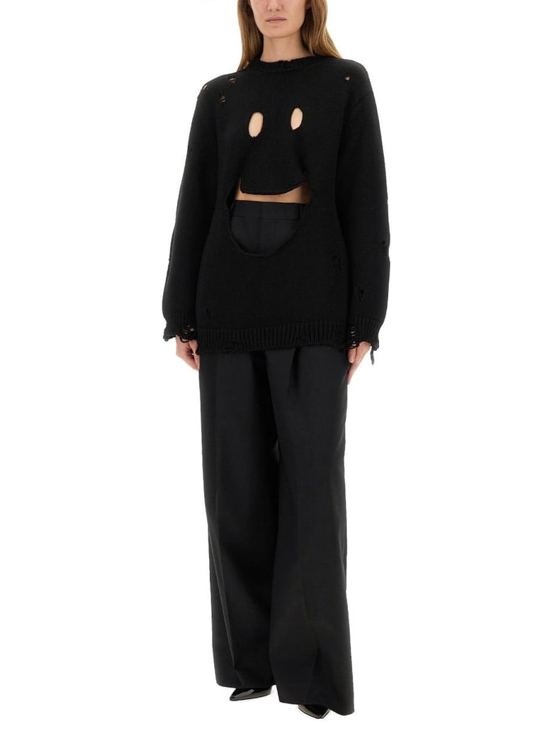 black wool sweatshirt by Selfnex