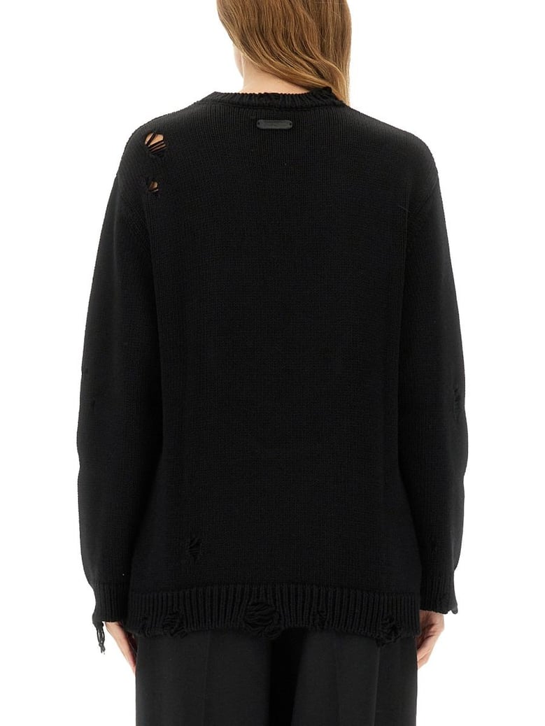 black wool sweatshirt by Selfnex