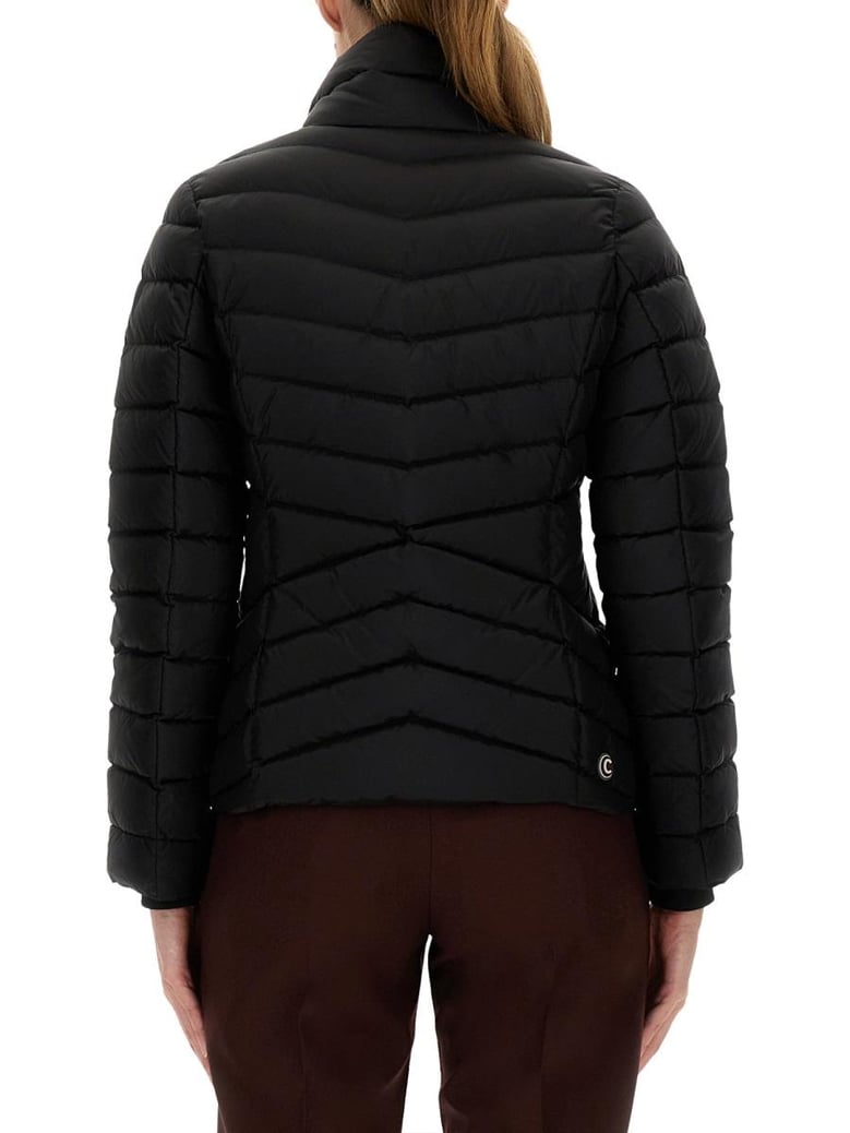 piumino con polsini in maglia by Selfnex