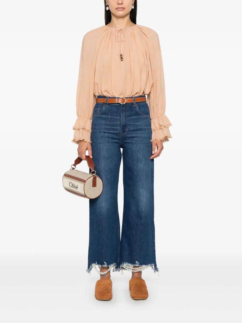 wide leg denim by Selfnex