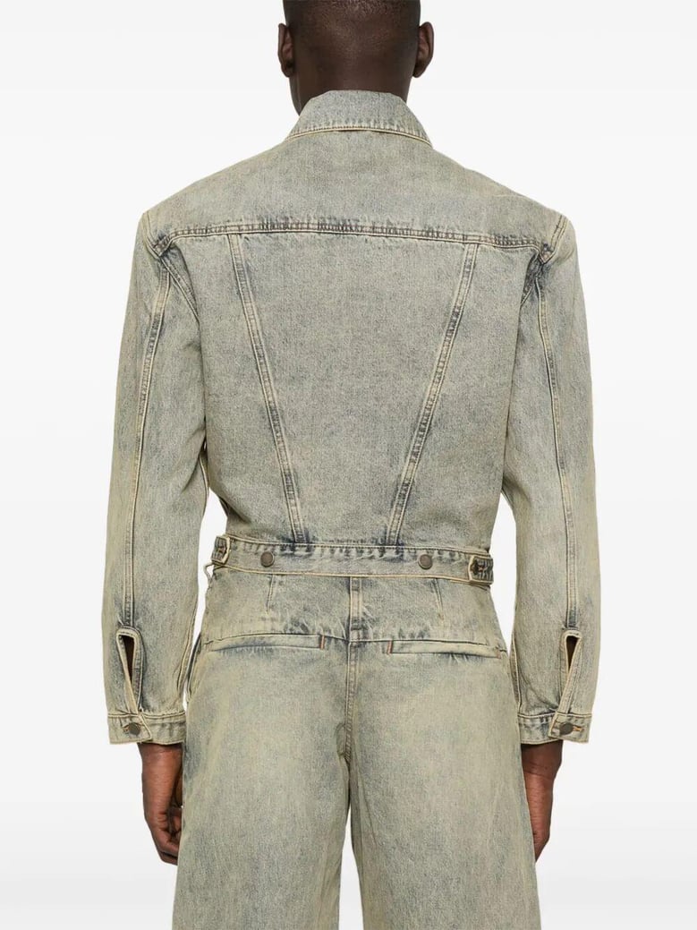 shrunken denim jacket by Selfnex