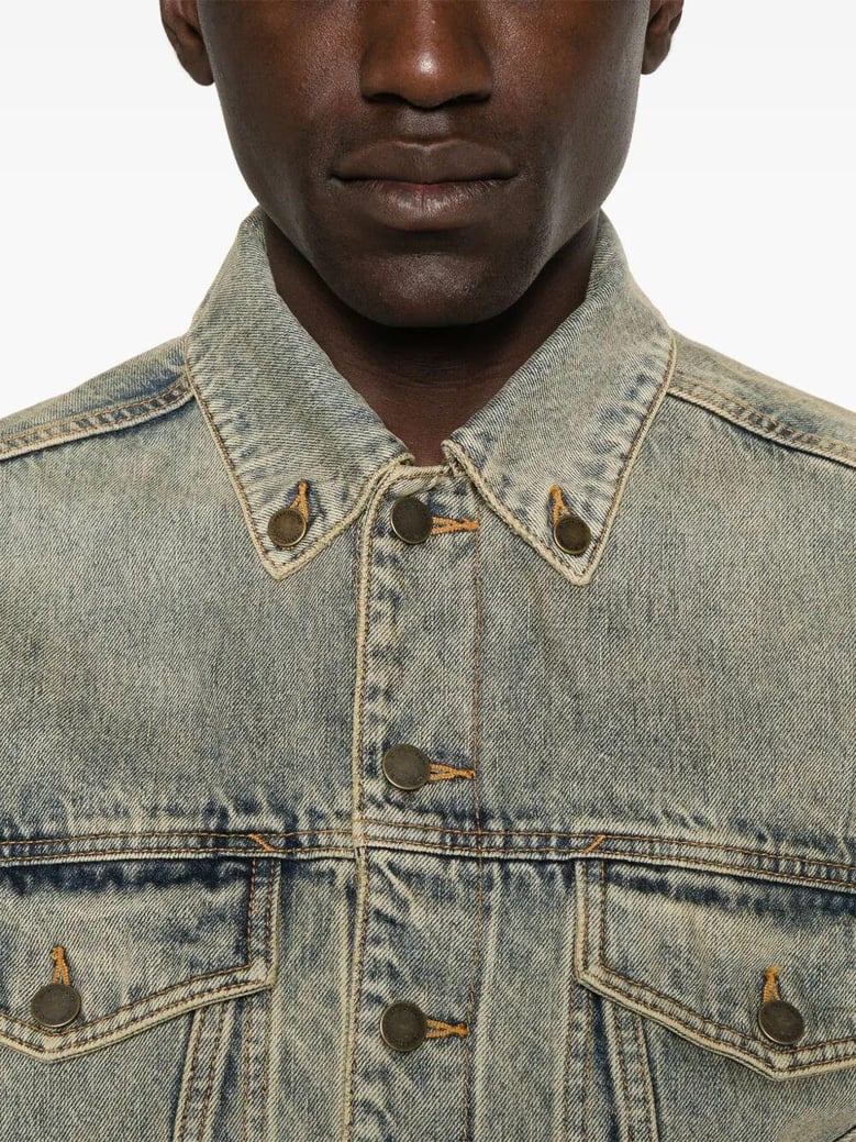 shrunken denim jacket by Selfnex