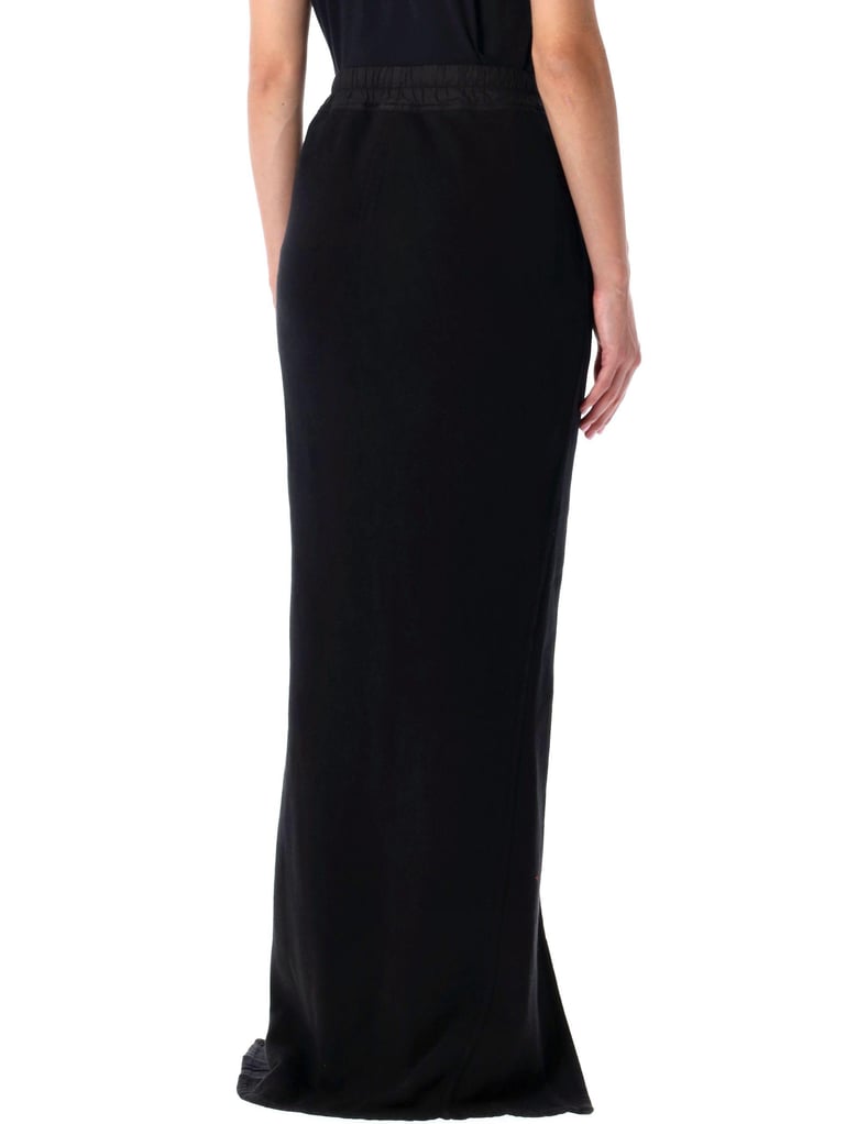 rick owens drkshdw black slit skirt by Selfnex