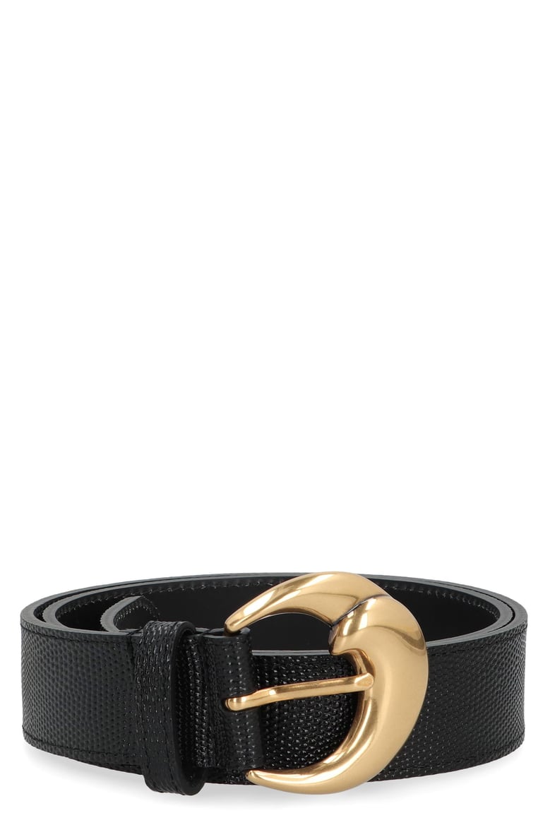 paisley leather belt by Selfnex