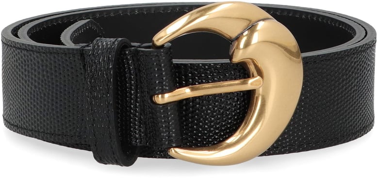 paisley leather belt by Selfnex