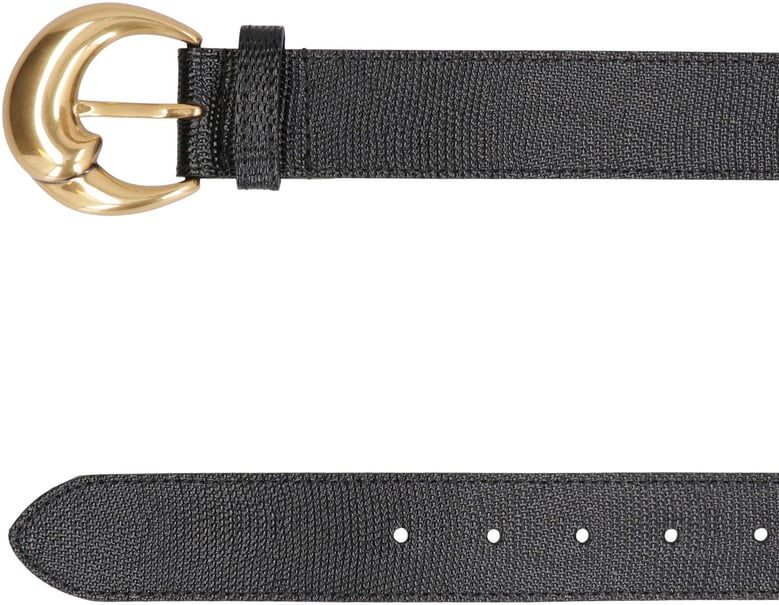 paisley leather belt by Selfnex
