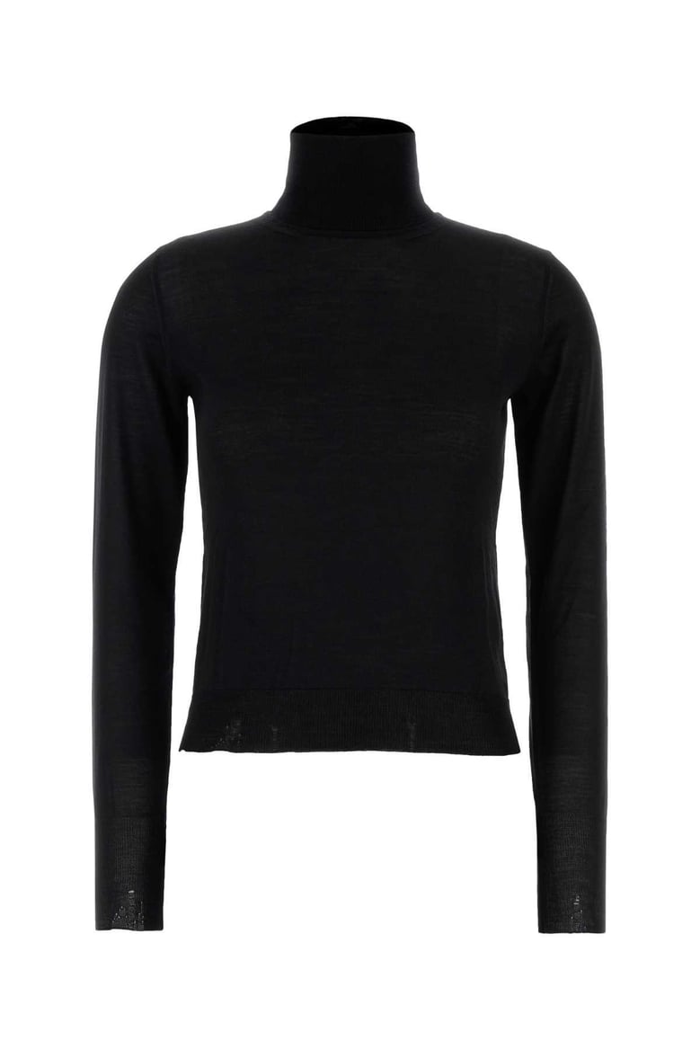 dilara virgin wool turtleneck sweater by Selfnex