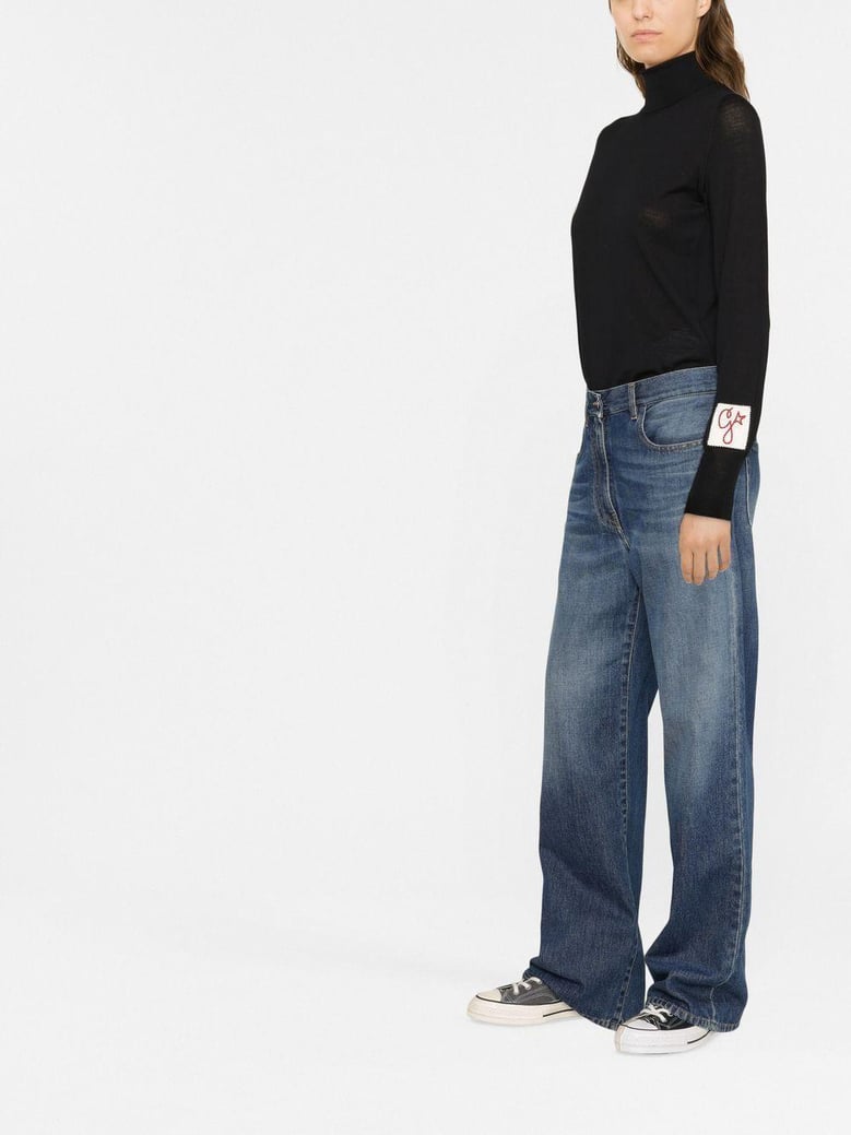 dilara virgin wool turtleneck sweater by Selfnex