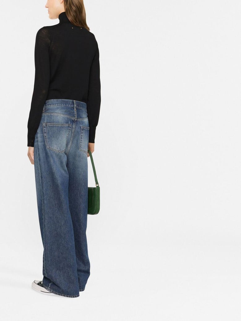 dilara virgin wool turtleneck sweater by Selfnex