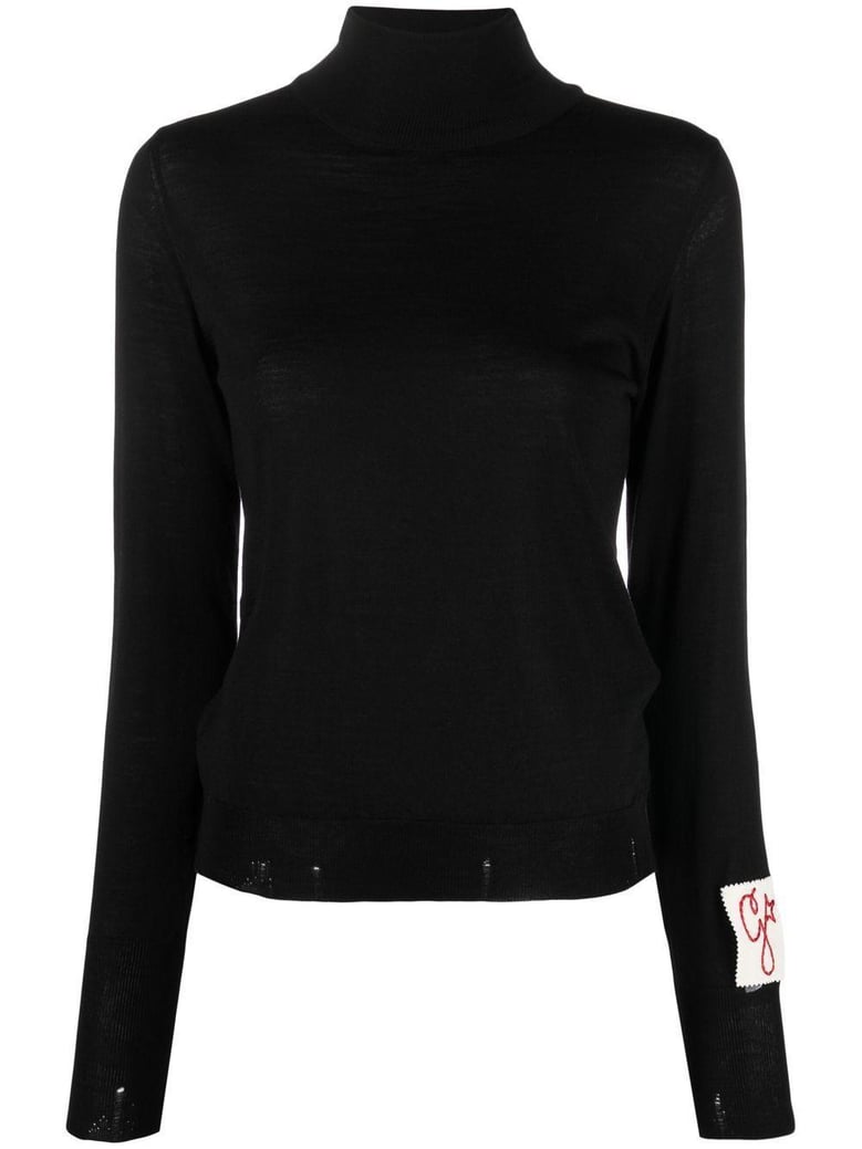 dilara virgin wool turtleneck sweater by Selfnex