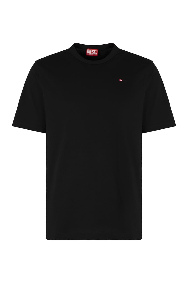 t-adjust-microdiv cotton crew-neck t-shirt by Selfnex