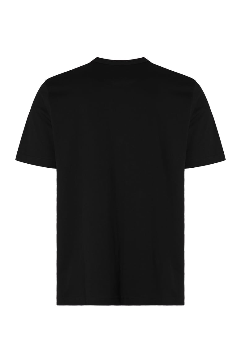 t-adjust-microdiv cotton crew-neck t-shirt by Selfnex