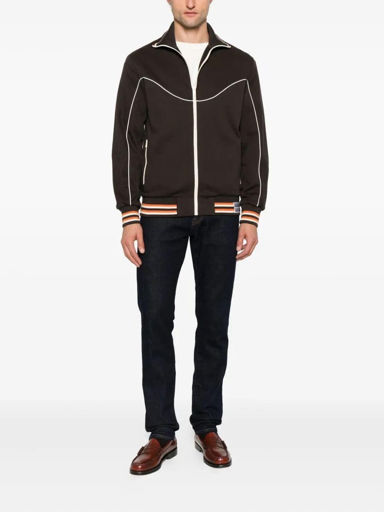 otto cotton full-zip sweatshirt by Selfnex