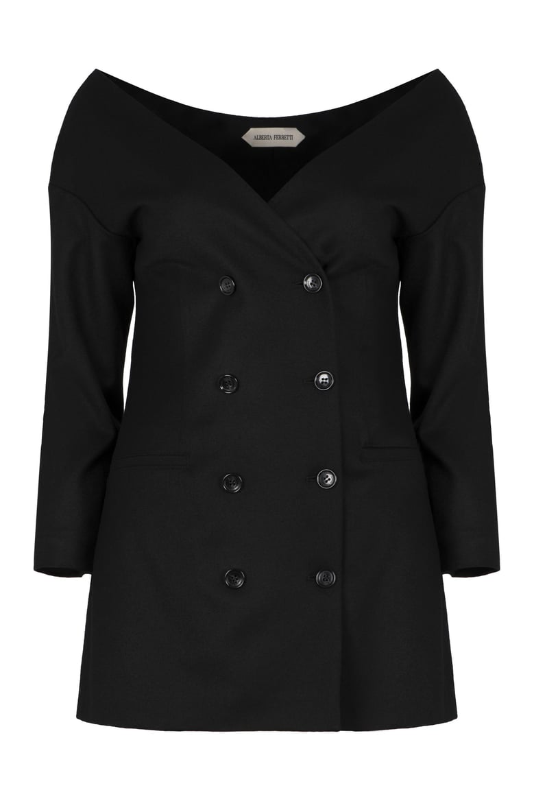 double-breasted virgin wool jacket by Selfnex