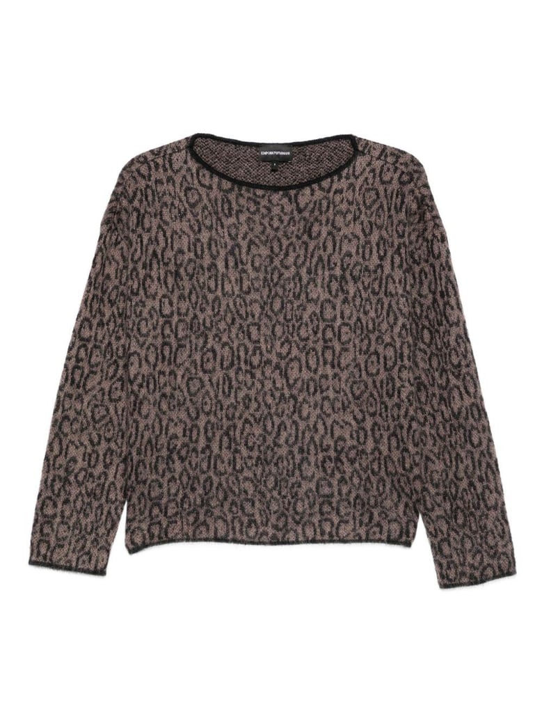 spotted print sweater by Selfnex