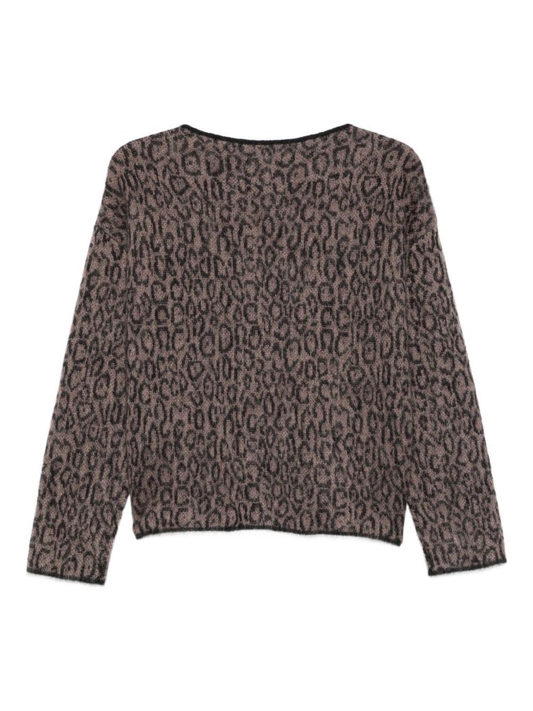 spotted print sweater by Selfnex