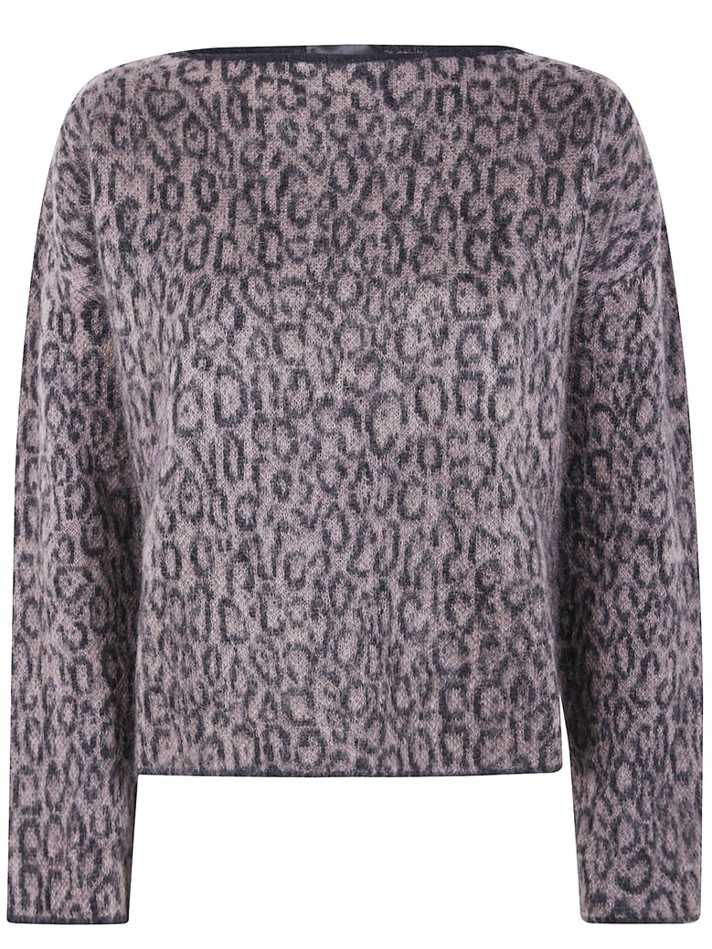 spotted print sweater by Selfnex
